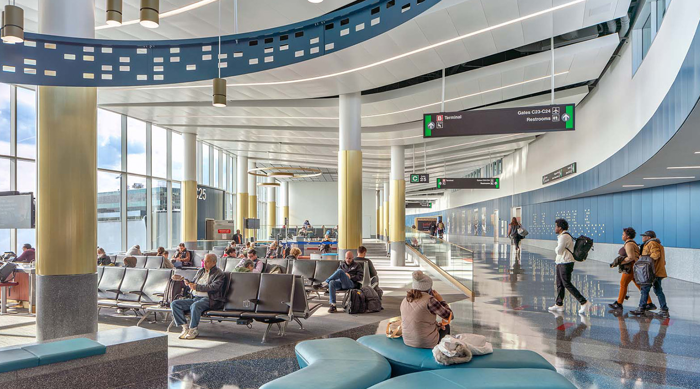 Logan International Airport Terminal C to B Connector